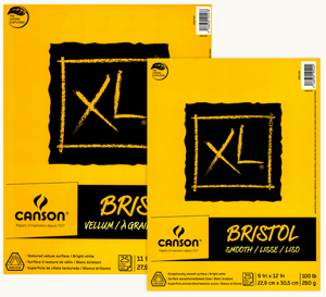 Canson XL Bristol Vellum 9"x12"