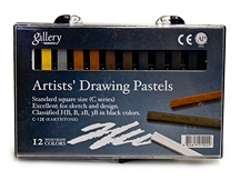 Mungyo Gallery Drawing Pastels EarthTone Set of 12