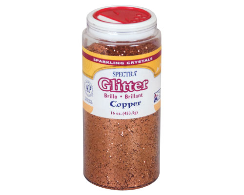 Glitter 1lb Shaker Bottle Copper