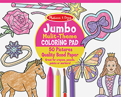 M&d Jumbo Colour Pad-pink