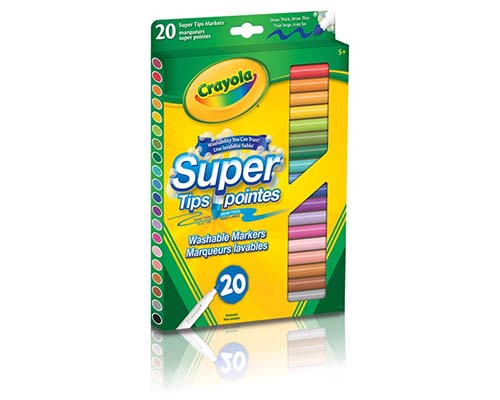 Crayola Wash Mark Super Tip/20