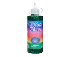 Glitter Glue 4oz Green