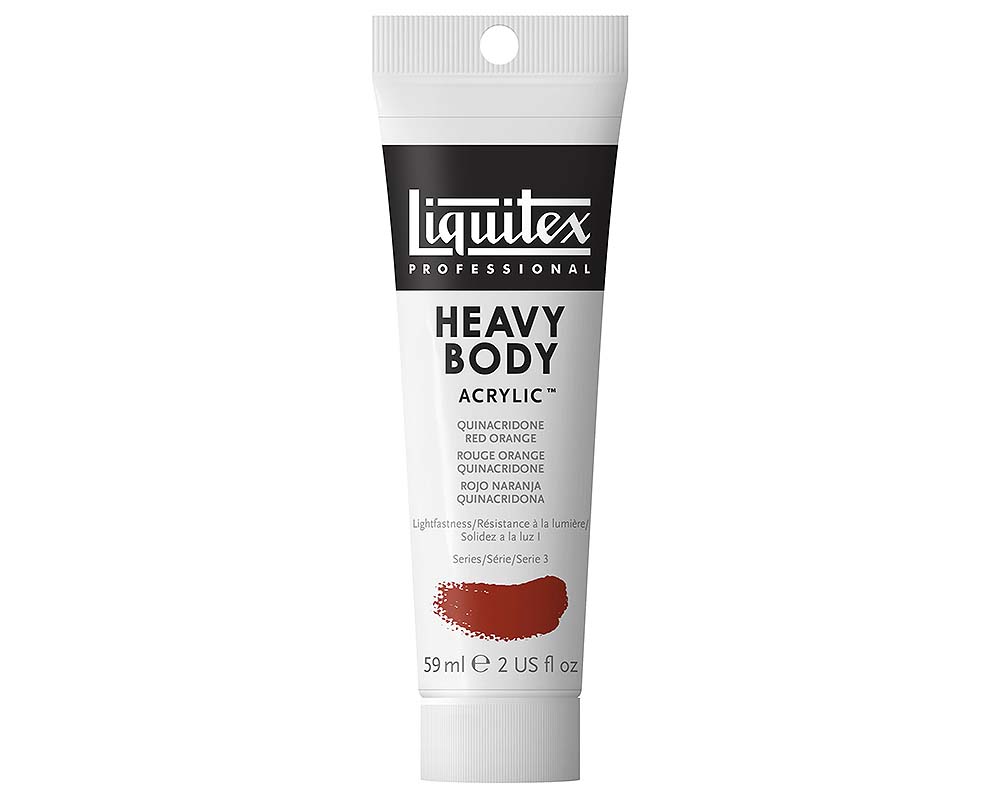 Liquitex Heavy Body Acrylic  2oz  Quinacridone Red Orange