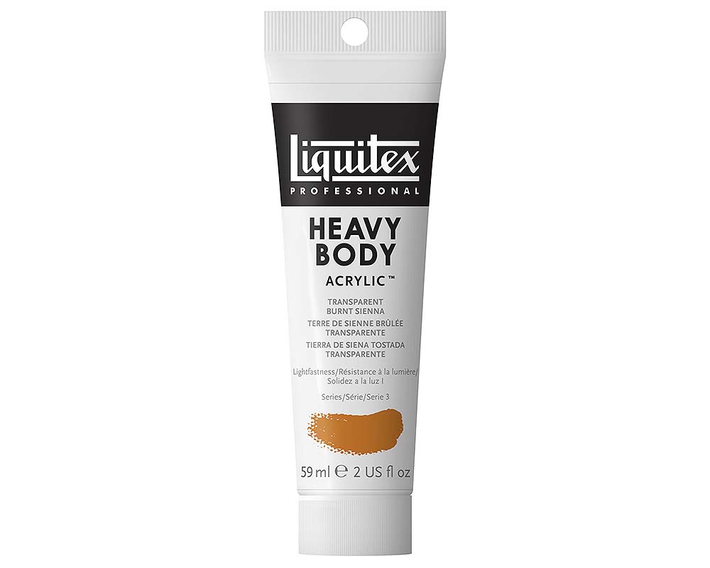 Liquitex Heavy Body Acrylic  2oz  Transparent Burnt Sienna