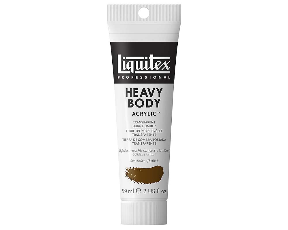 Liquitex Heavy Body Acrylic  2oz  Transparent Burnt Umber