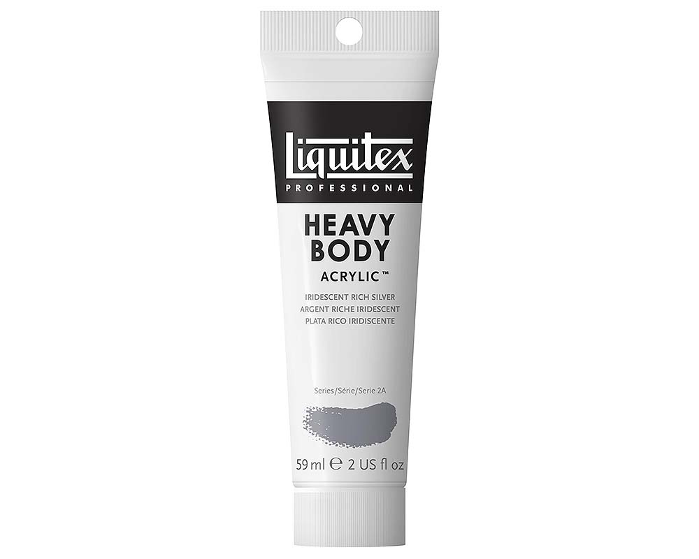 Liquitex Heavy Body Acrylic  2oz  Iridescent Rich Silver