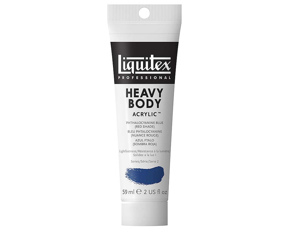 Liquitex Heavy Body Acrylic  2oz  Phthalo Blue (Red Shade)