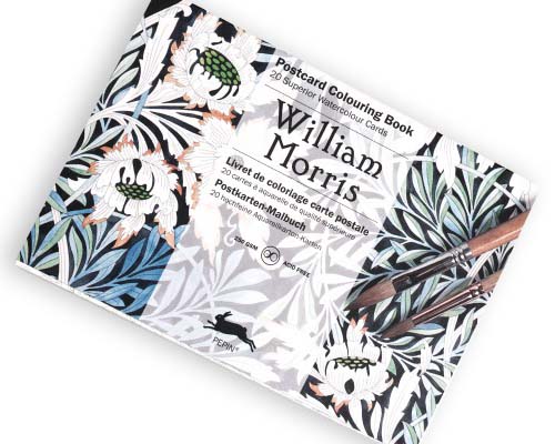 Pepin Postcard Colouring Book - William Morris