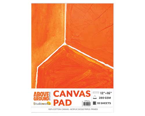 Above Ground Studioworks Canvas Pad - 12x16"