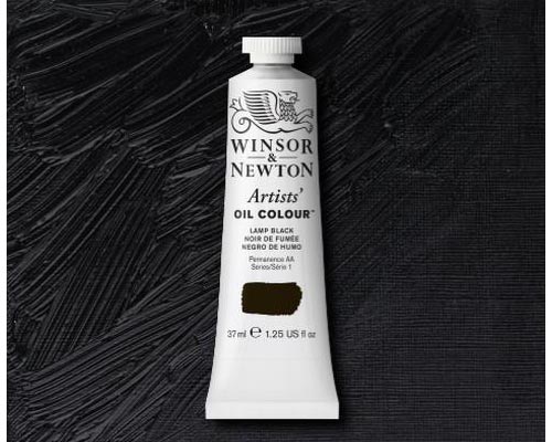 Winsor & Newton Artists' Oil Colour Lamp Black 37ml