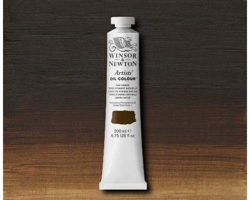 Winsor & Newton Artists' Oil Colour Raw Umber 200ml