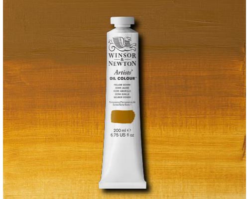 Winsor & Newton Artists' Oil Colour Yellow Ochre 200ml