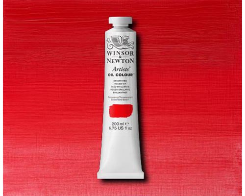 Winsor & Newton Artists' Oil Colour Bright Red 200ml