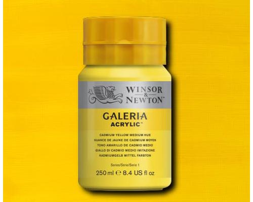 Winsor & Newton Galeria Acrylic Cadmium Yellow Medium Hue 250ml