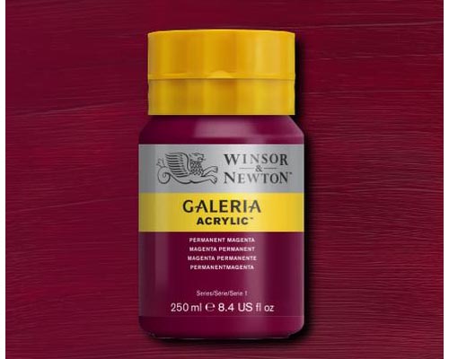 Winsor & Newton Galeria Acrylic Permanent Magenta 250ml