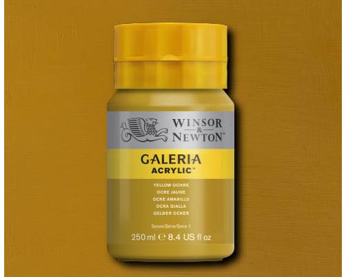 Winsor & Newton Galeria Acrylic Yellow Ochre 250ml