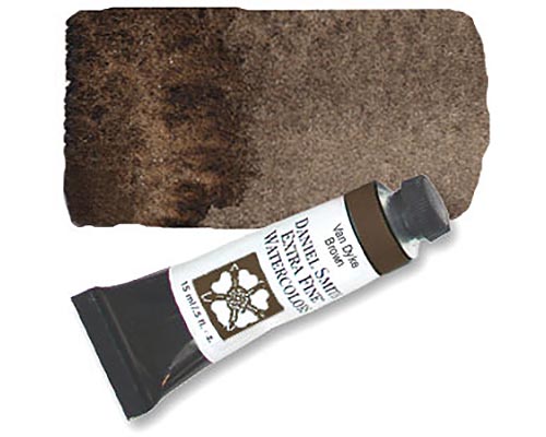 Daniel Smith Extra Fine Watercolor 15ml - Van Dyck Brown