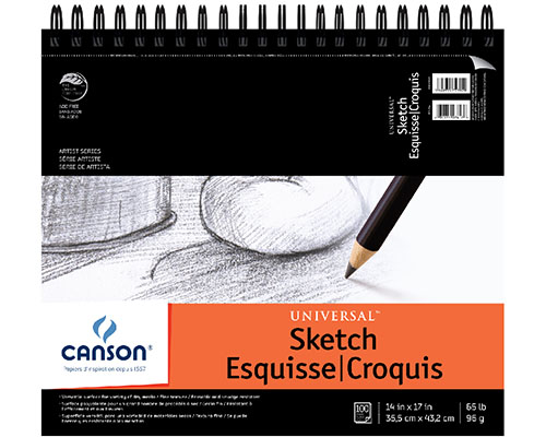 Canson Universal Sketch 14"X17" 100 Sheets