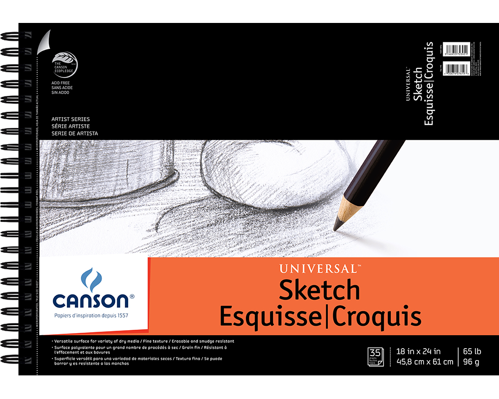 Canson Universal Sketch 18"X24" 35 Sheets