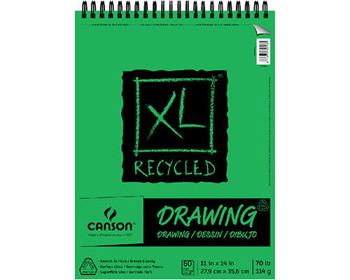 Canson XL Recycled Drawing Pad 11X14 60SH