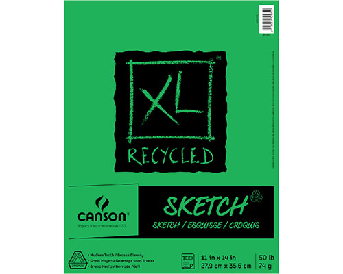 Canson XL Recycled Sketch Pad 11X14 100 Sheets
