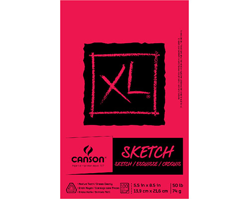 Canson XL Sketch Pad 50LB 5.5"X8.5"