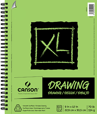 Canson XL Drawing Pad 9"X12" 
