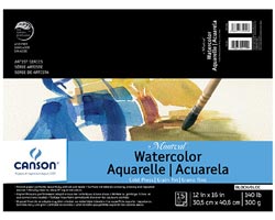 Canson Montval Watercolour Pad – 140lb – 12 x 16 in.
