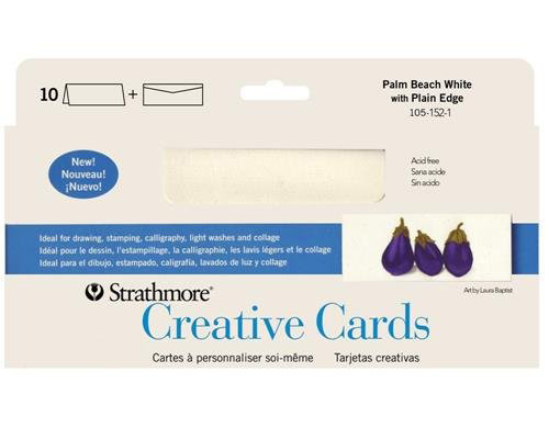 Strathmore Creative Cards 3.8x9 Pack/10 Plain Edge