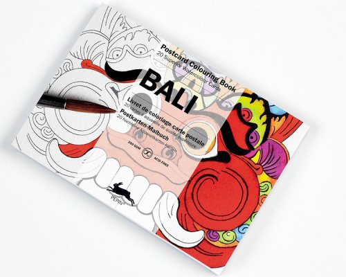 Pepin Postcard Colouring Book- Bali