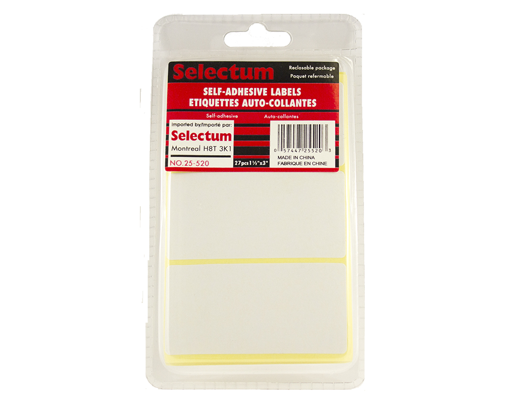 Selectum White Labels 1.5 X3
