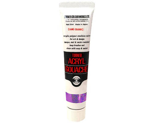 Turner Acryl Gouache  20mL Tube  Lamé Purple Peridot