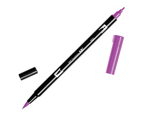 Tombow Dual Brush Pen 665 Purple