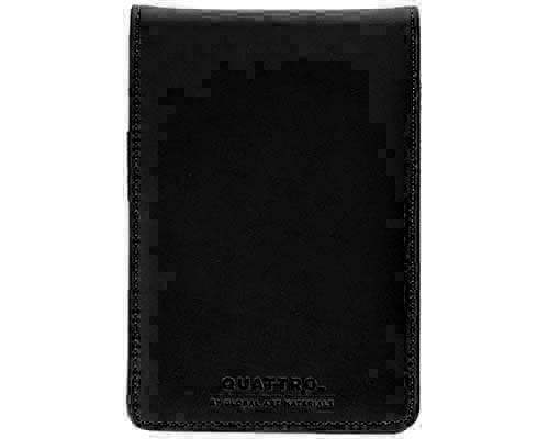 Quattro Artist Leather Black Journal Cover 5.5"X3.5"