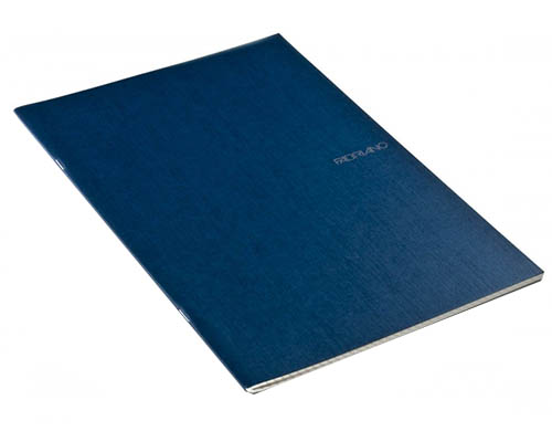 Fabriano EcoQua Grid Notebook 8.25"X11.7" Navy