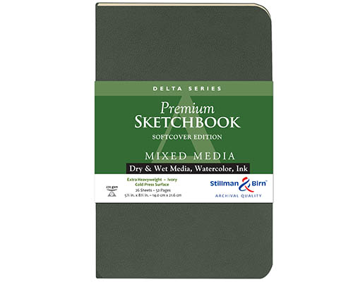 Stillman & Birn Delta Series Softcover Sketchbook - 5.5 x 8.5 in. 