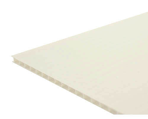 Corroplast Corrugated Plastic Board 48x96 Natural (No Half Sheets)