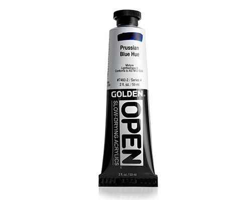 Golden OPEN Acrylics - Prussian Blue Hue - 2oz