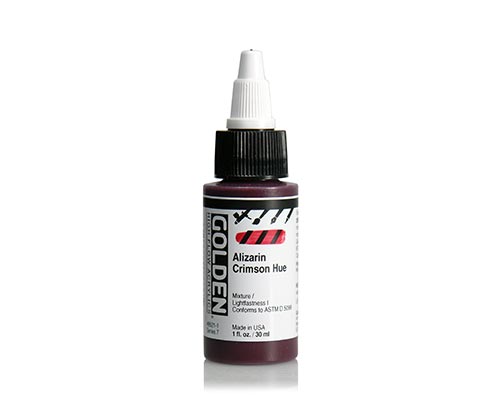 Golden High Flow Acrylics - Alizarin Crimson Hue - 30 mL