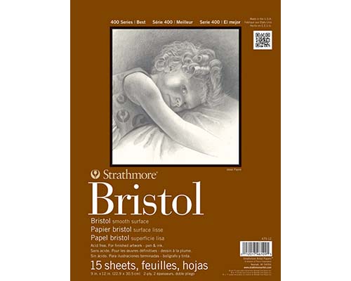 Strathmore 400 Series Bristol Smooth Surface - 9 x 12 in.