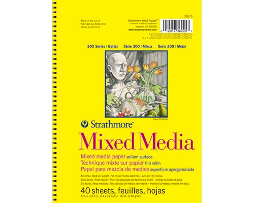 Strathmore 300 Series Mixed Media Sketchbook - 5.5 x 8 in.