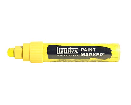 Liquitex Paint Marker  Wide Nib  Yellow Medium Azo