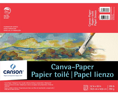 Canson Canva-Paper Foundation Series - 12x16 10sh