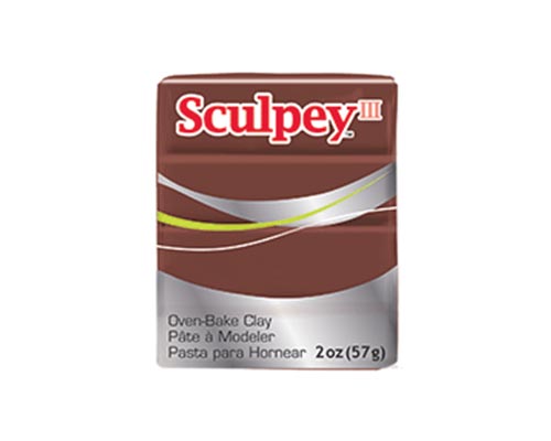Sculpey 3 - Chocolate - 2 oz