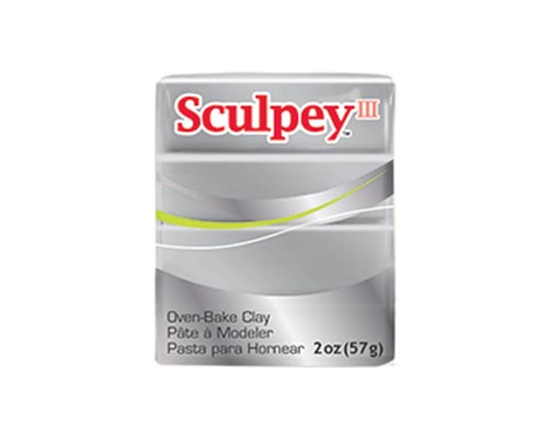 Sculpey 3 - Silver - 2 oz