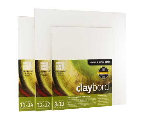 Ampersand Claybord - 1/8 in. Flat Panel - 8 x 10 in.