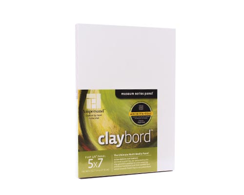 Ampersand Claybord - 3 Pack - 1/8 in. Flat Panel - 5 x 7 in.