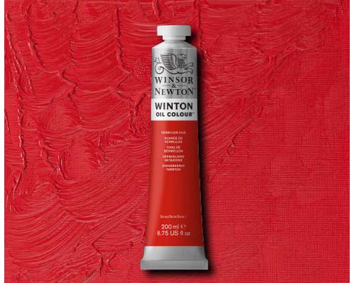 Winsor & Newton Winton Oil Colour - Vermilion Hue - 200mL