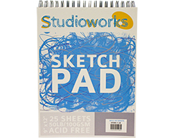 Above Ground Studioworks Sketch Pad - 25 Sheets - 9 x 12 in.