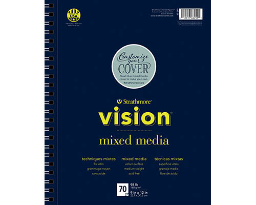 Strathmore Vision Mixed Media Pad 9x12 - 98lb